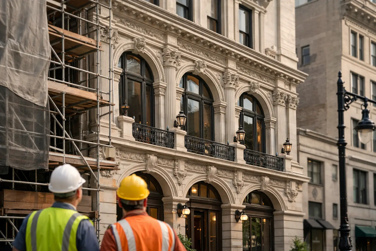 A Historic Facade Restoration Example Done Right
